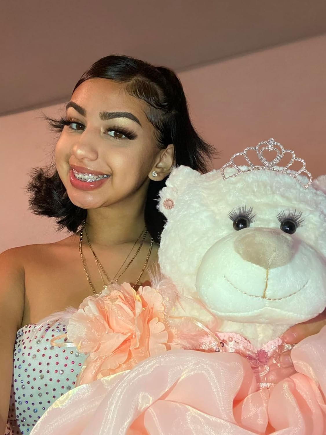 20" Quince Anos Quinceanera Last Doll Teddy Bear with Dress Centerpiece ~ B16631 15 Royal Blue - Image 7