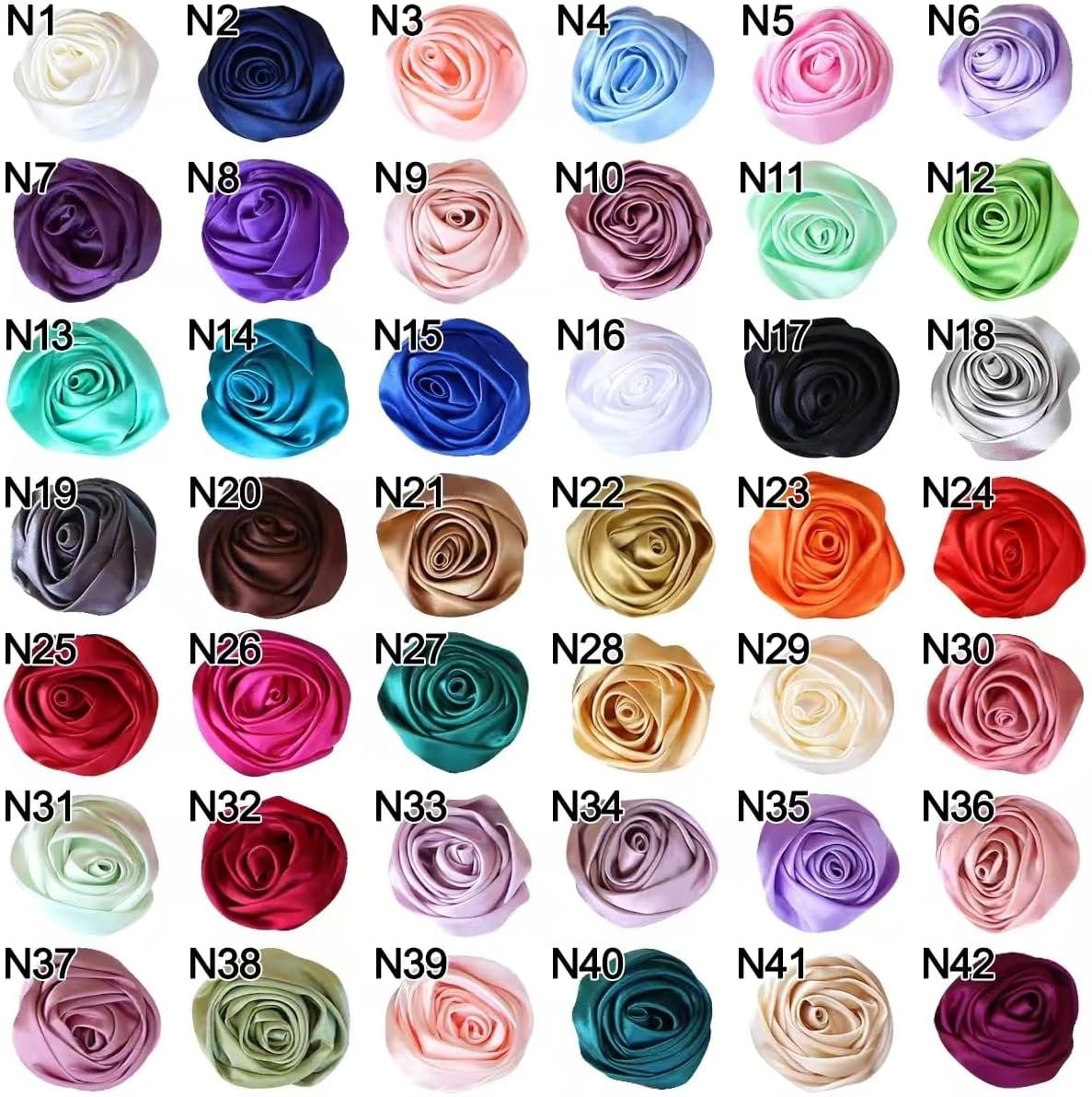 Ivory Bridal Wedding Bouquet Handmade with Rhinestone Pearl Ribbon Satin Rose Flower Bouquet for Bride Bridesmaid Quinceanera Bouquet Wedding Ivory 8.7in - Image 7