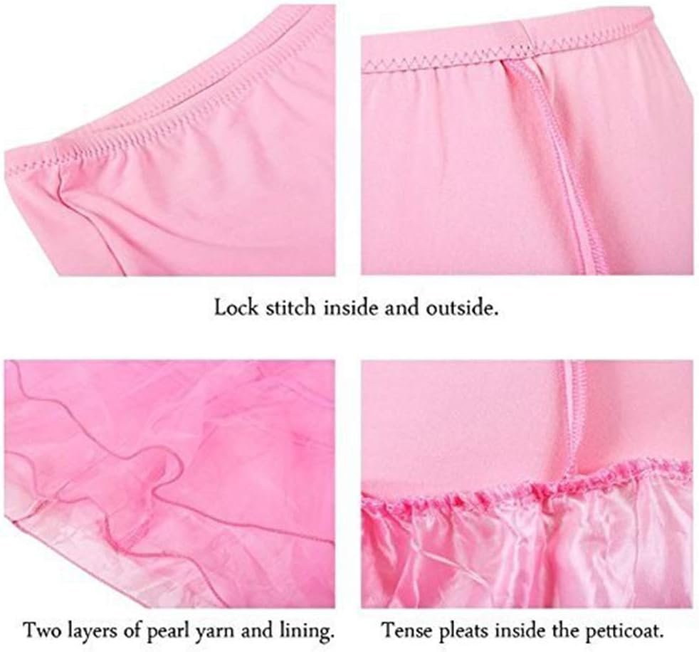 Women's 50s Vintage Rockabilly Petticoat Crinoline Tutu Underskirt 26" Net Tulle Half Slip - Image 4