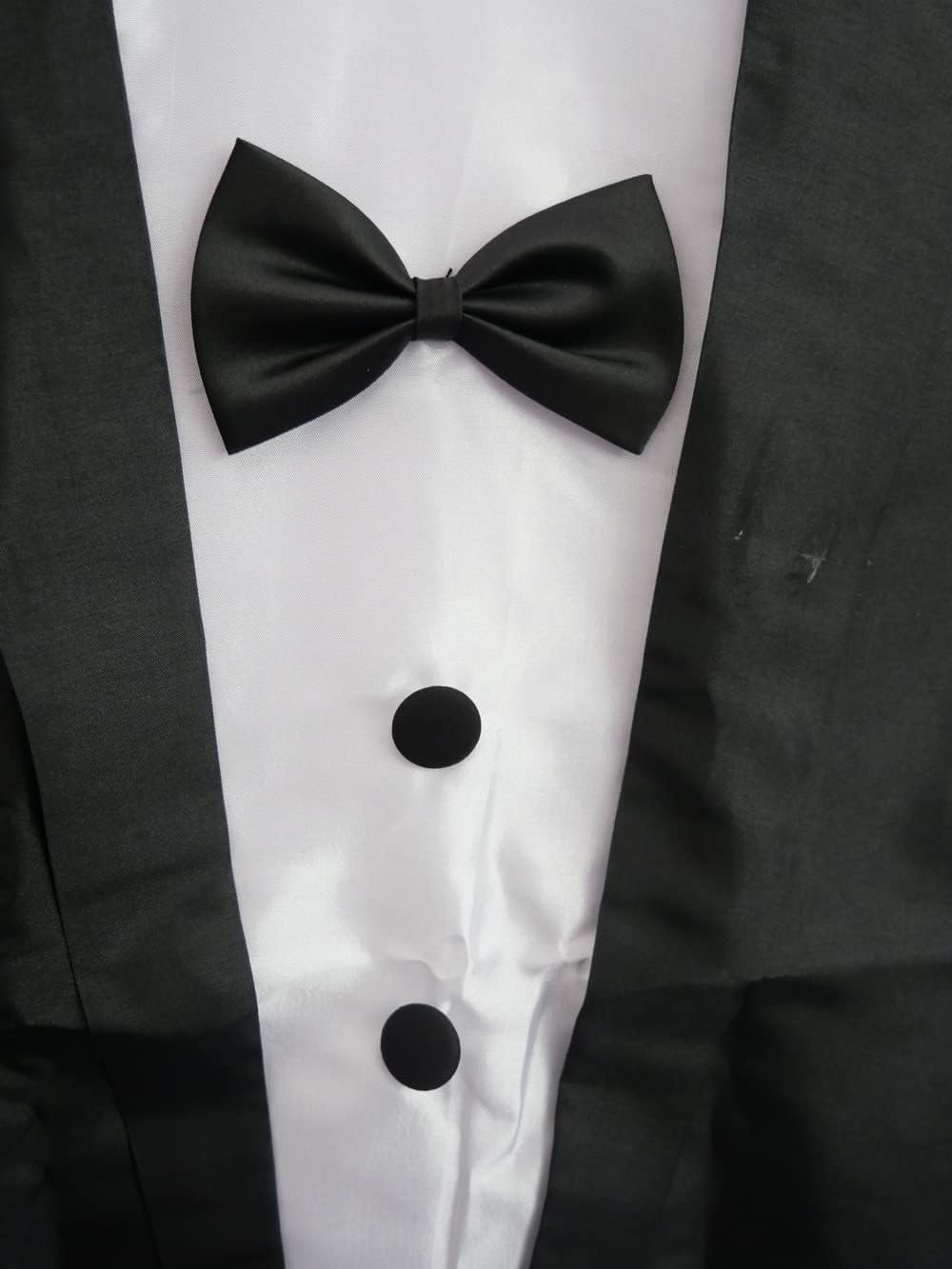 YHC#160 Wedding Chair Covers Party Birthday Mr and Mrs for Bride and Groom - Chic Elegant Fantastic Back Suit for Wedding Party Birthday Events Décor (Fitted for Round and Square Top Back) - Image 7