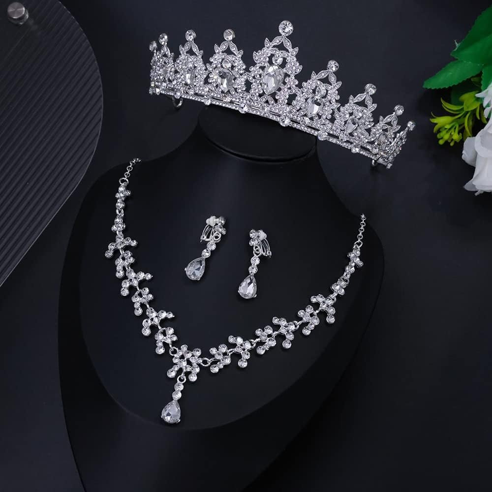 Crystal Tiaras and Crowns for Women Princess Girls,Jeweled Wedding Tiara for Bride,Birthday, Cosplay - Image 2