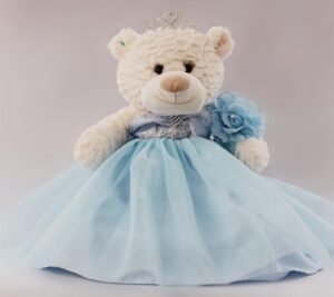 20″ Quince Anos Quinceanera Last Doll Teddy Bear with Dress (Centerpiece) ~ B16631-4 Baby Blue