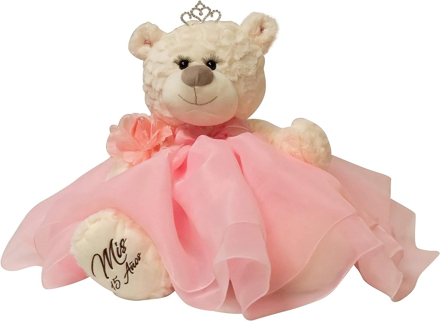 20" Quince Anos Quinceanera Last Doll Teddy Bear with Dress (Centerpiece) ~Pink~ B16831-3