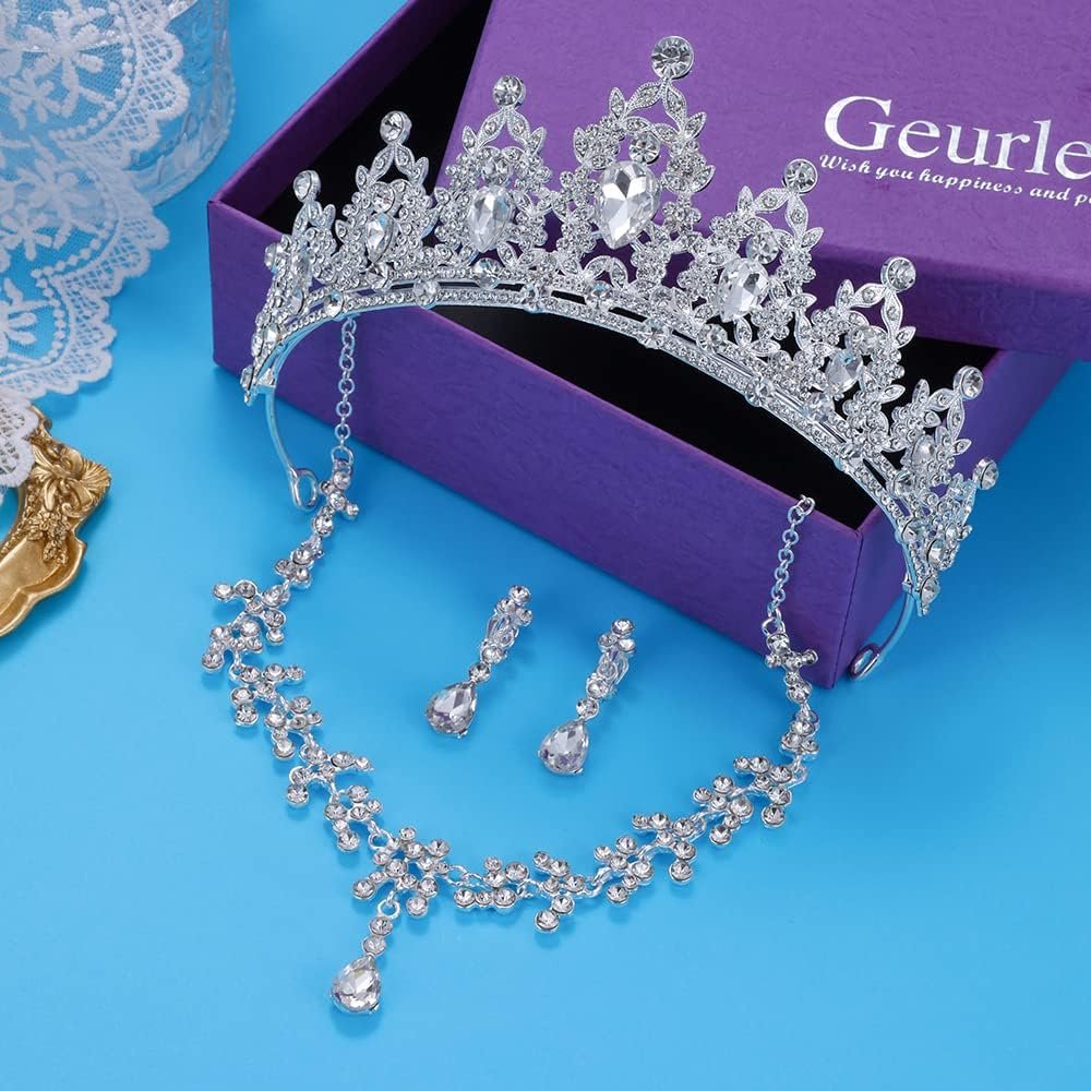 Crystal Tiaras and Crowns for Women Princess Girls,Jeweled Wedding Tiara for Bride,Birthday, Cosplay - Image 5