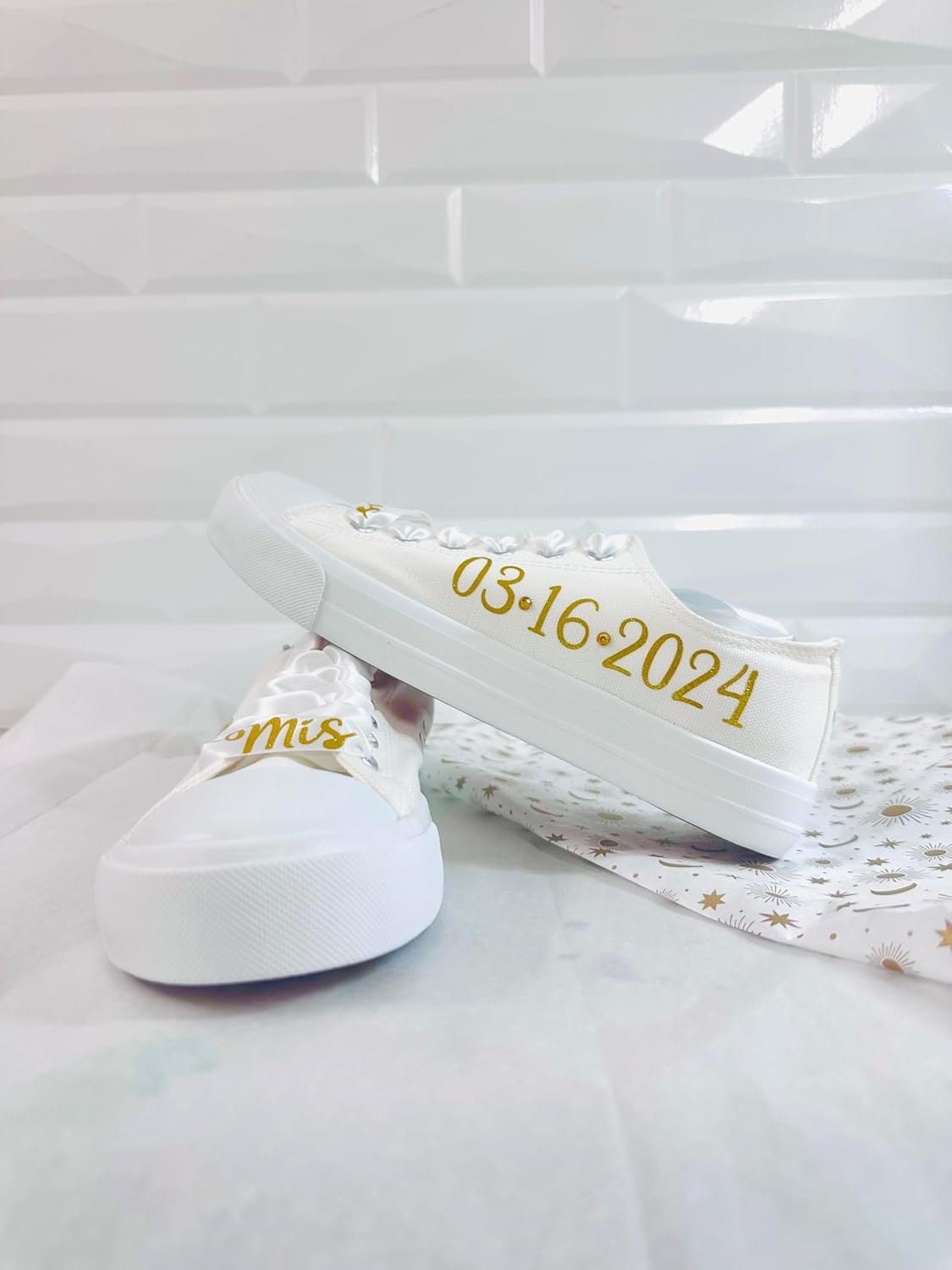 Mis 15 años Personalized Shoes, Quinceañera Sneakers-Custome Shoes (10) - Image 4