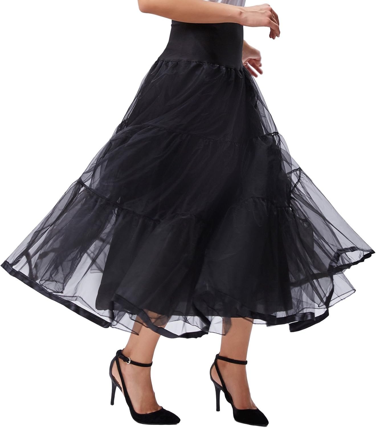 GRACE KARIN Women's Ankle Length Petticoats Wedding Slips Plus Size S-3X - Image 6