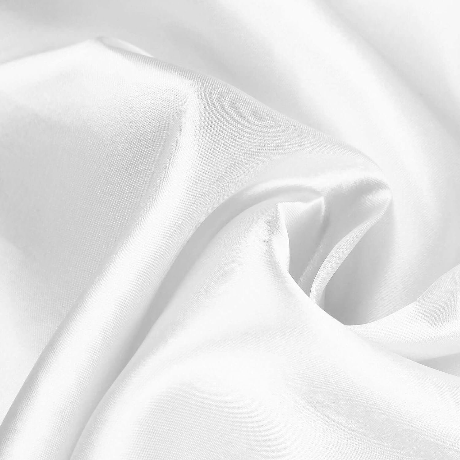 Efavormart White Silky Satin Universal Chair Covers Fits All Type of Chairs Event Dinning Slipcover for Wedding Party Banquet - Image 4