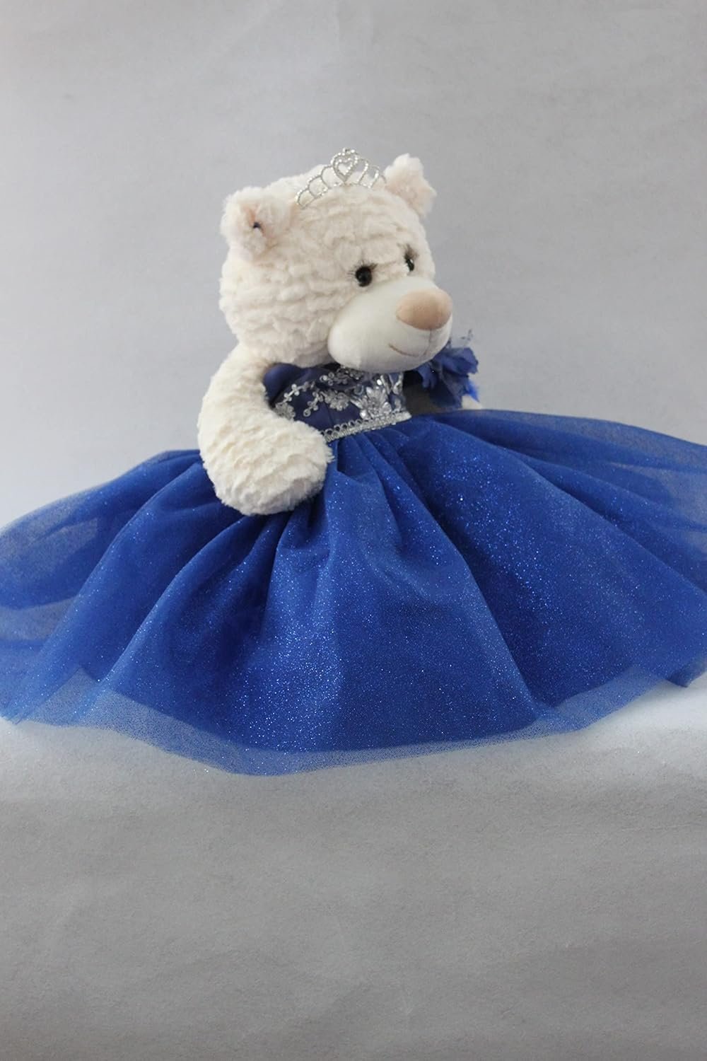 20" Quince Anos Quinceanera Last Doll Teddy Bear with Dress Centerpiece ~ B16631 15 Royal Blue - Image 2