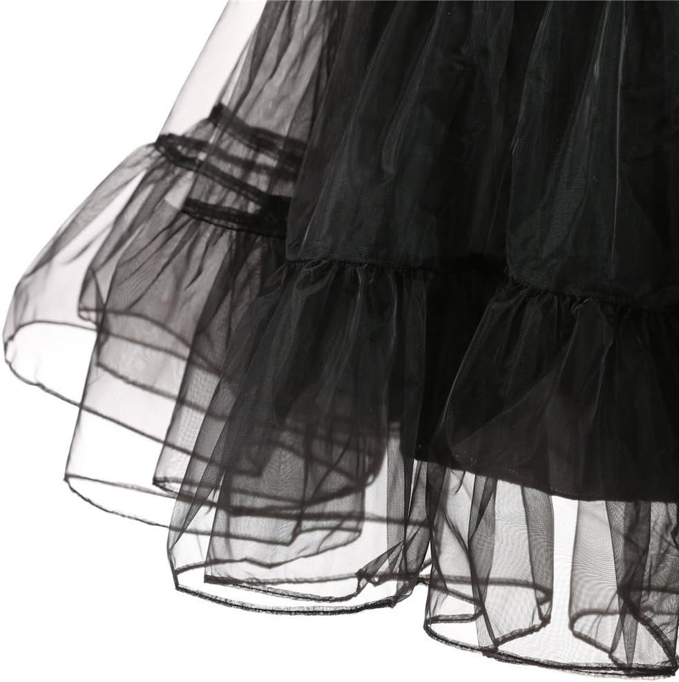 Women's 50s Vintage Rockabilly Petticoat Crinoline Tutu Underskirt 26" Net Tulle Half Slip - Image 6