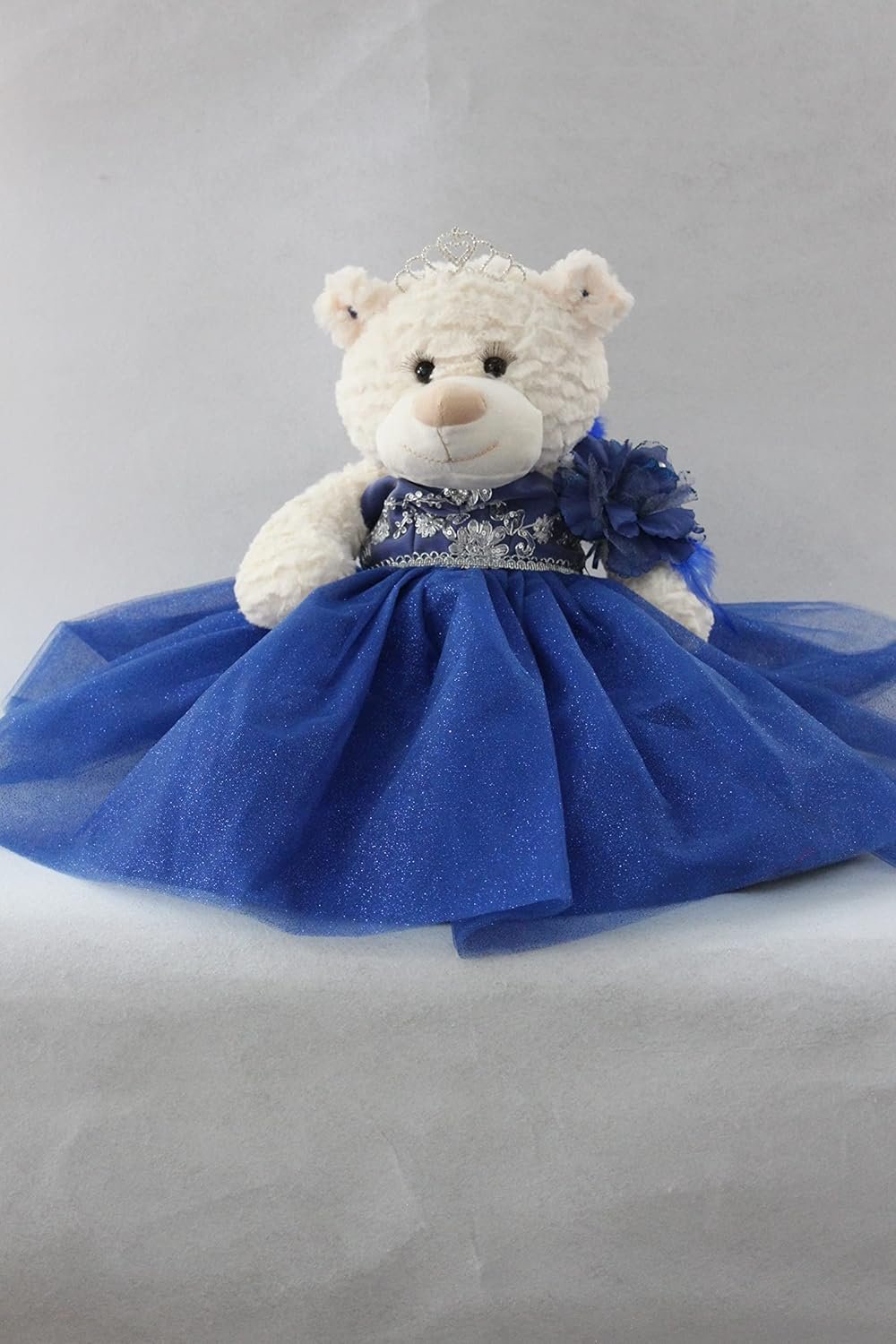 20" Quince Anos Quinceanera Last Doll Teddy Bear with Dress Centerpiece ~ B16631 15 Royal Blue