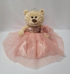 20″ Quince Anos Quinceanera Last Doll Teddy Bear with Dress (Centerpiece) ~ B16632-30 (Rose Gold)