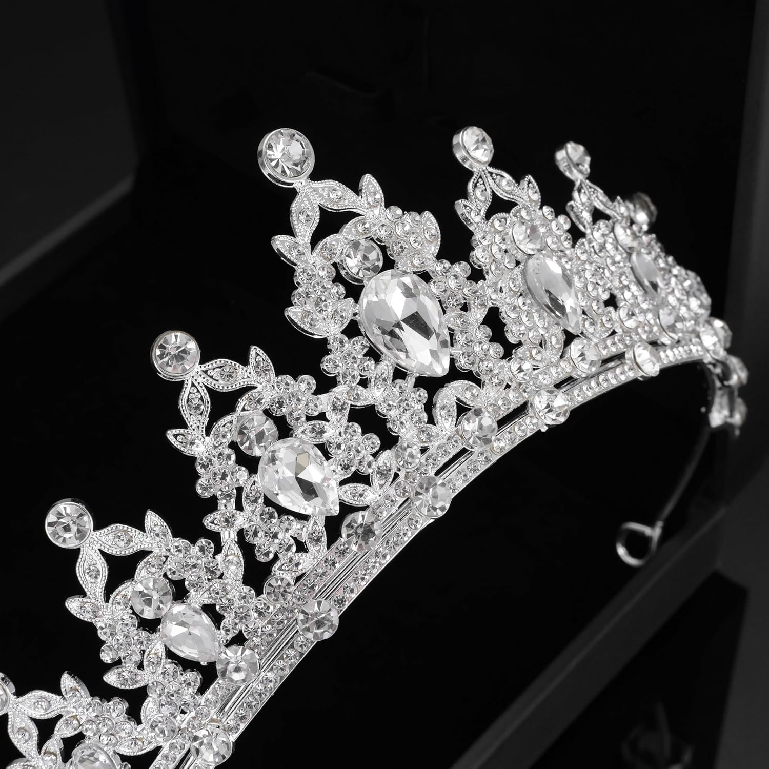 Crystal Tiaras and Crowns for Women Princess Girls,Jeweled Wedding Tiara for Bride,Birthday, Cosplay - Image 4