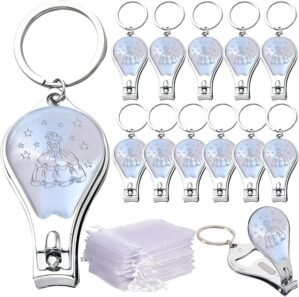 Princess Theme Party Favor (12PCS) Quinceañera Nail Clipper Bottle Opener Keychain Sw 15 Birthday gift